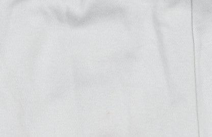 Adidas Boys Grey Jogger Trousers 11-12 Years Cotton Blend Casual Sportswear