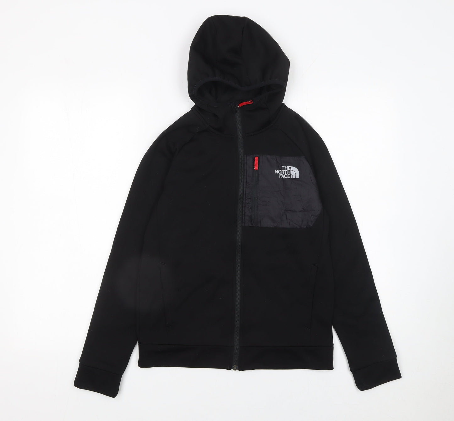 Boys UK Size L The North Face Black Full Zip Hoodie
