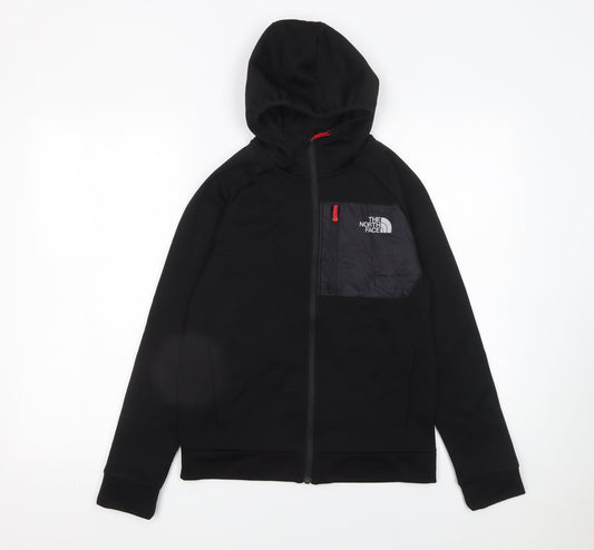 Boys UK Size L The North Face Black Full Zip Hoodie