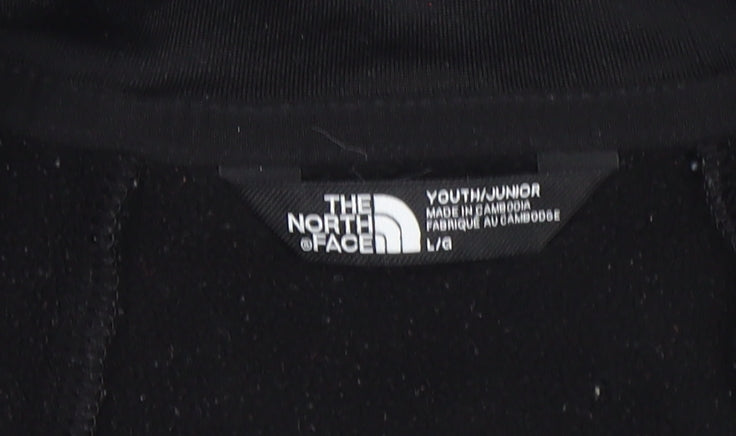 Boys UK Size L The North Face Black Full Zip Hoodie