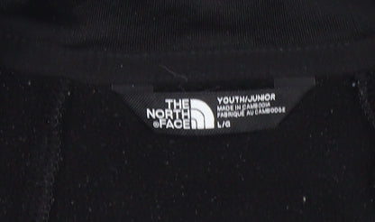 Boys UK Size L The North Face Black Full Zip Hoodie