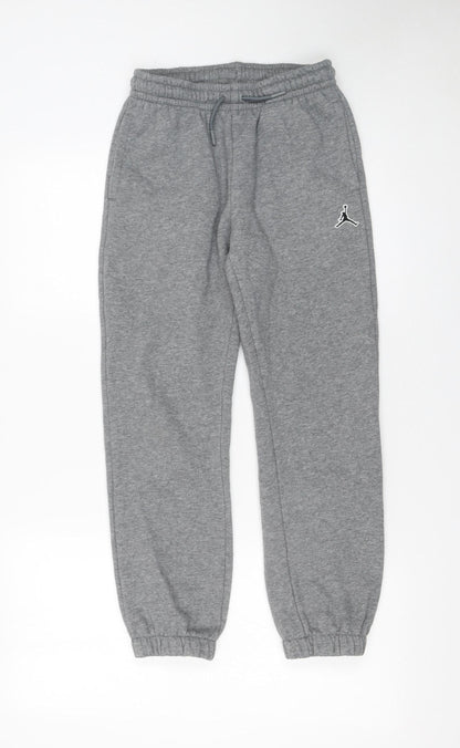 Boys UK Size 10-12 Years Jordan Regular Fit Jogger Grey Trousers