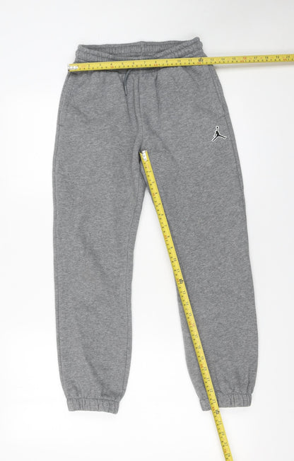 Boys UK Size 10-12 Years Jordan Regular Fit Jogger Grey Trousers