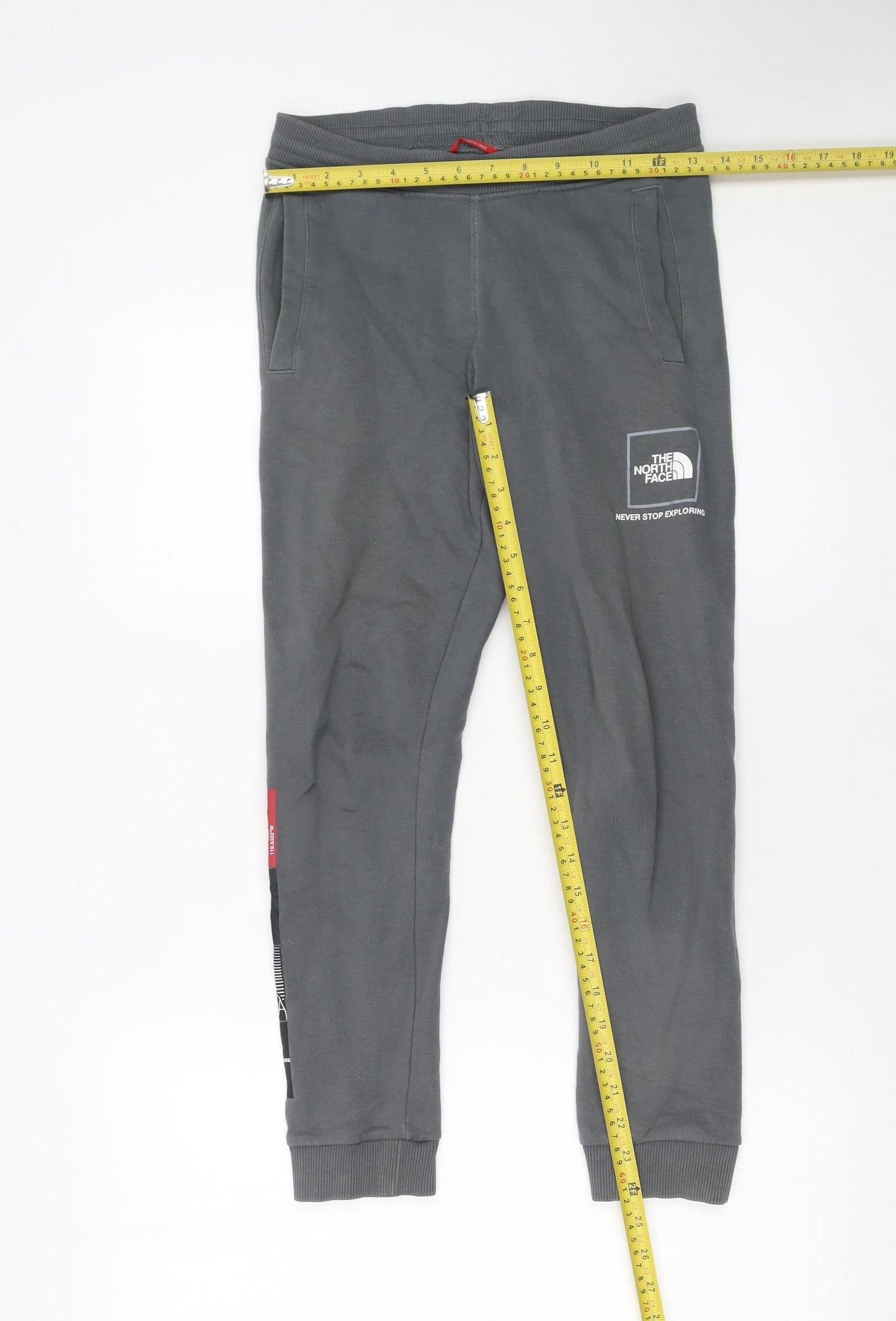 Boys UK Size L The North Face Regular Fit Jogger Grey Trousers