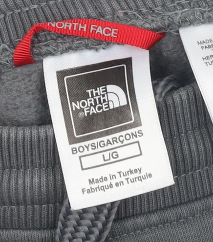 Boys UK Size L The North Face Regular Fit Jogger Grey Trousers