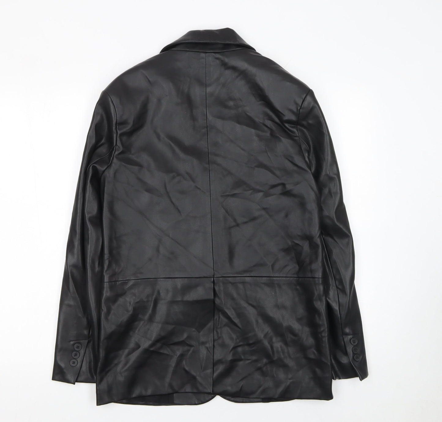 Womens UK Size XS Bershka Regular Black Suit Jacket