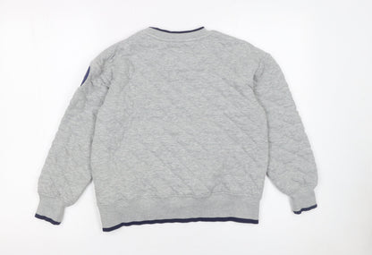 Levi's Boys Grey Quilted Pullover Sweatshirt 12 Years
