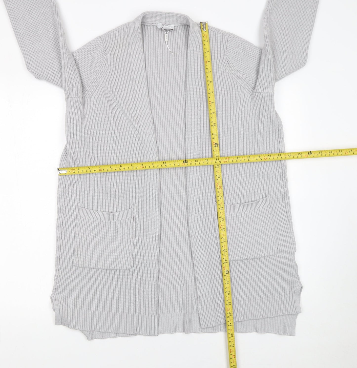 Womens UK Size S Seraphine Grey Cardigan Jumper