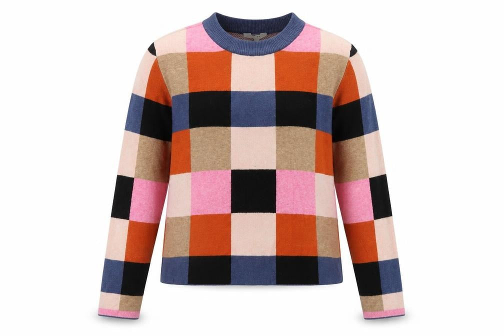 Womens UK Size L OBJECT Multicoloured Pullover Jumper