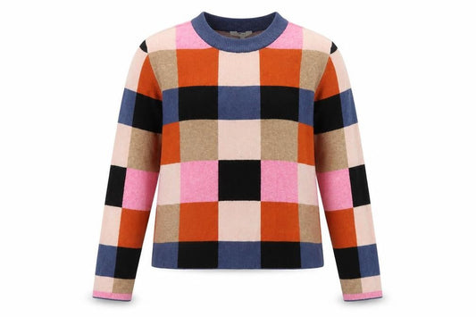 Womens UK Size L OBJECT Multicoloured Pullover Jumper