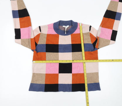 Womens UK Size L OBJECT Multicoloured Pullover Jumper