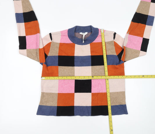 Womens UK Size L OBJECT Multicoloured Pullover Jumper