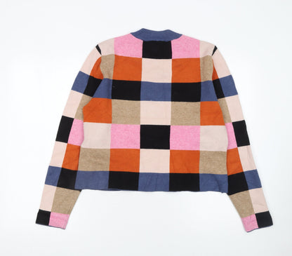 Womens UK Size L OBJECT Multicoloured Pullover Jumper