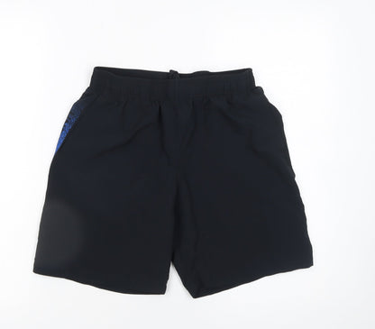 Under Armour Boys Black 158cm Athletic Shorts Lightweight Polyester