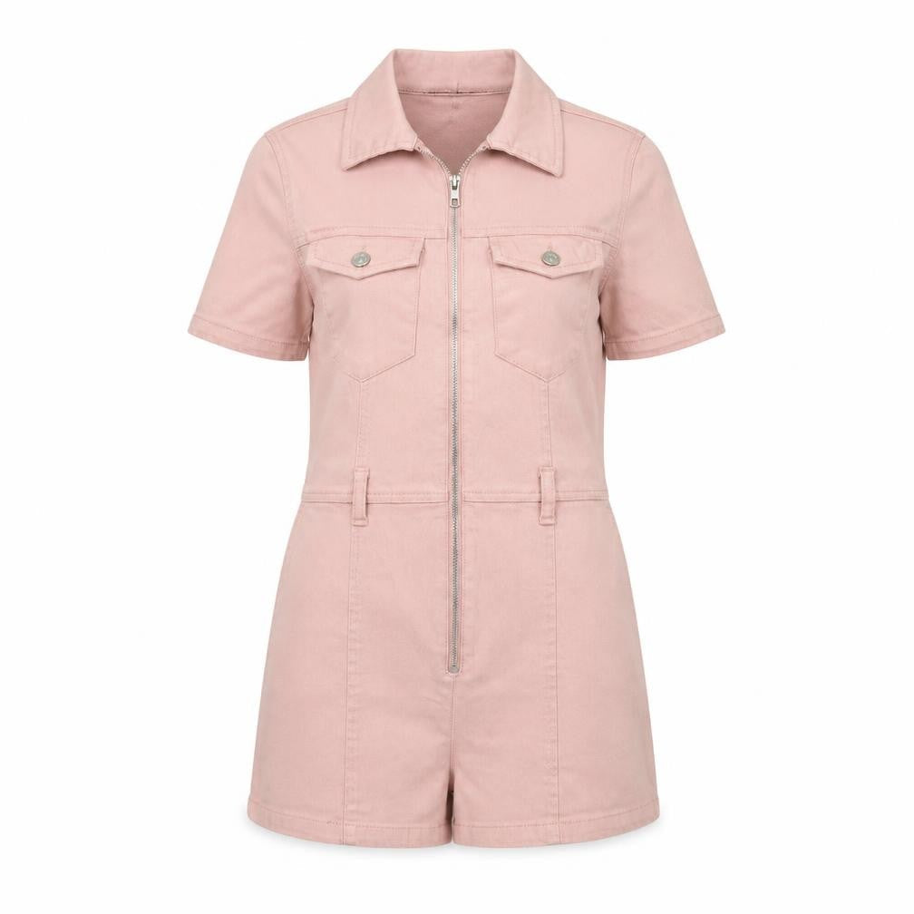 Womens UK Size 8 Parisian One-Piece Pink Playsuit