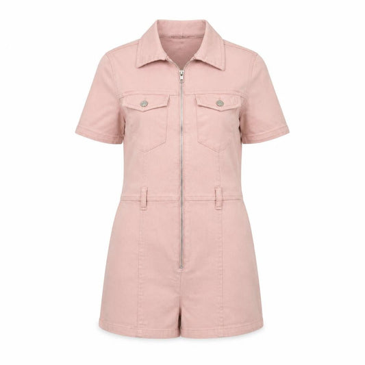 Womens UK Size 8 Parisian One-Piece Pink Playsuit