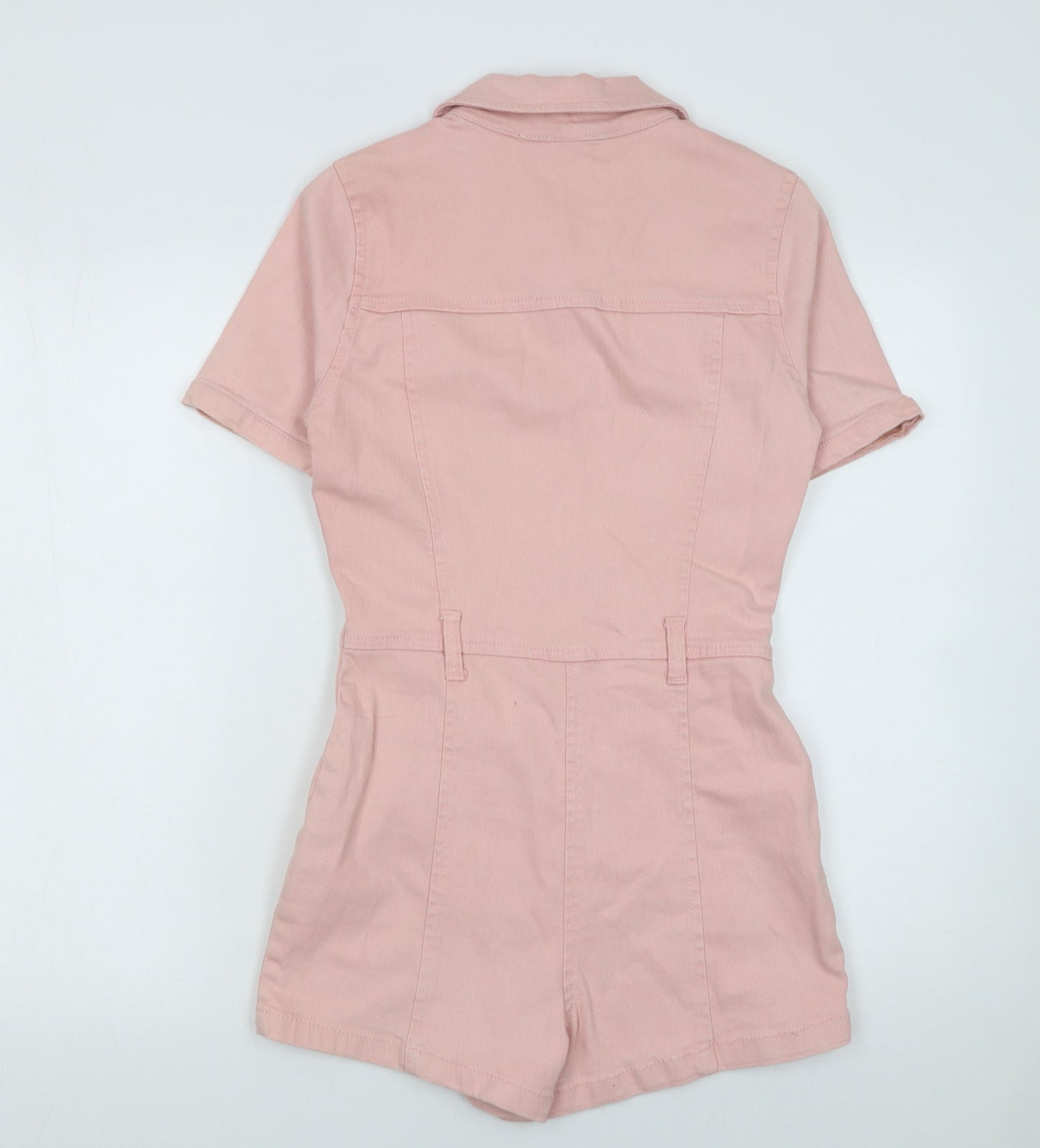 Womens UK Size 8 Parisian One-Piece Pink Playsuit