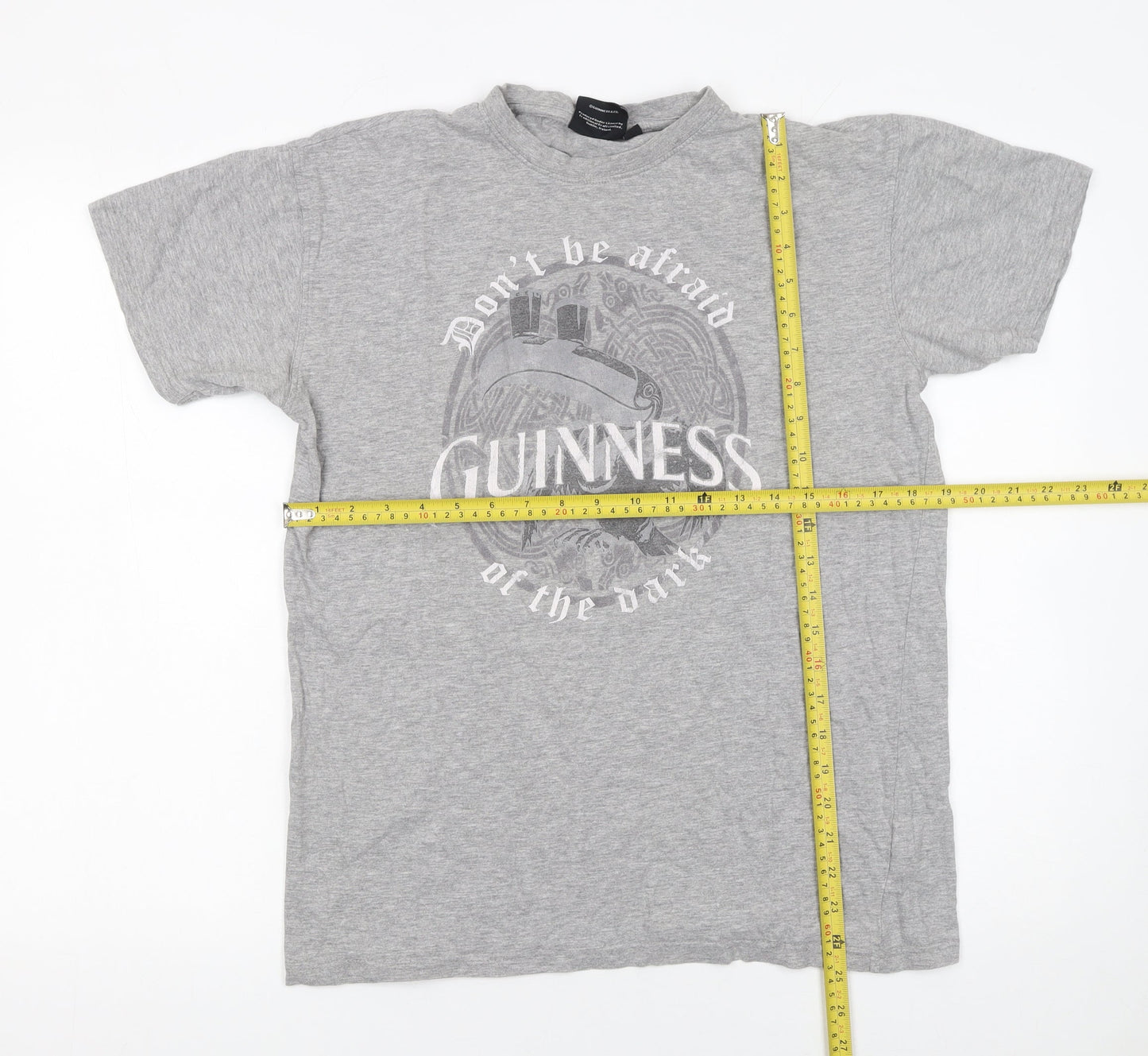 Mens UK Size M Guinness Grey  T-Shirt