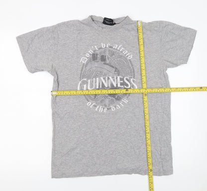 Mens UK Size M Guinness Grey  T-Shirt