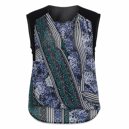 Womens UK Size M Warehouse Multicoloured Basic Blouse