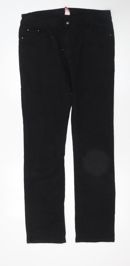 ONADO Womens Black Skinny Stretch Jeans Size 16