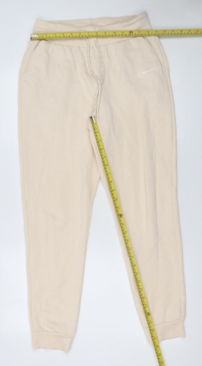 Womens UK Size M bekkin Regular Fit Jogger Beige Trousers