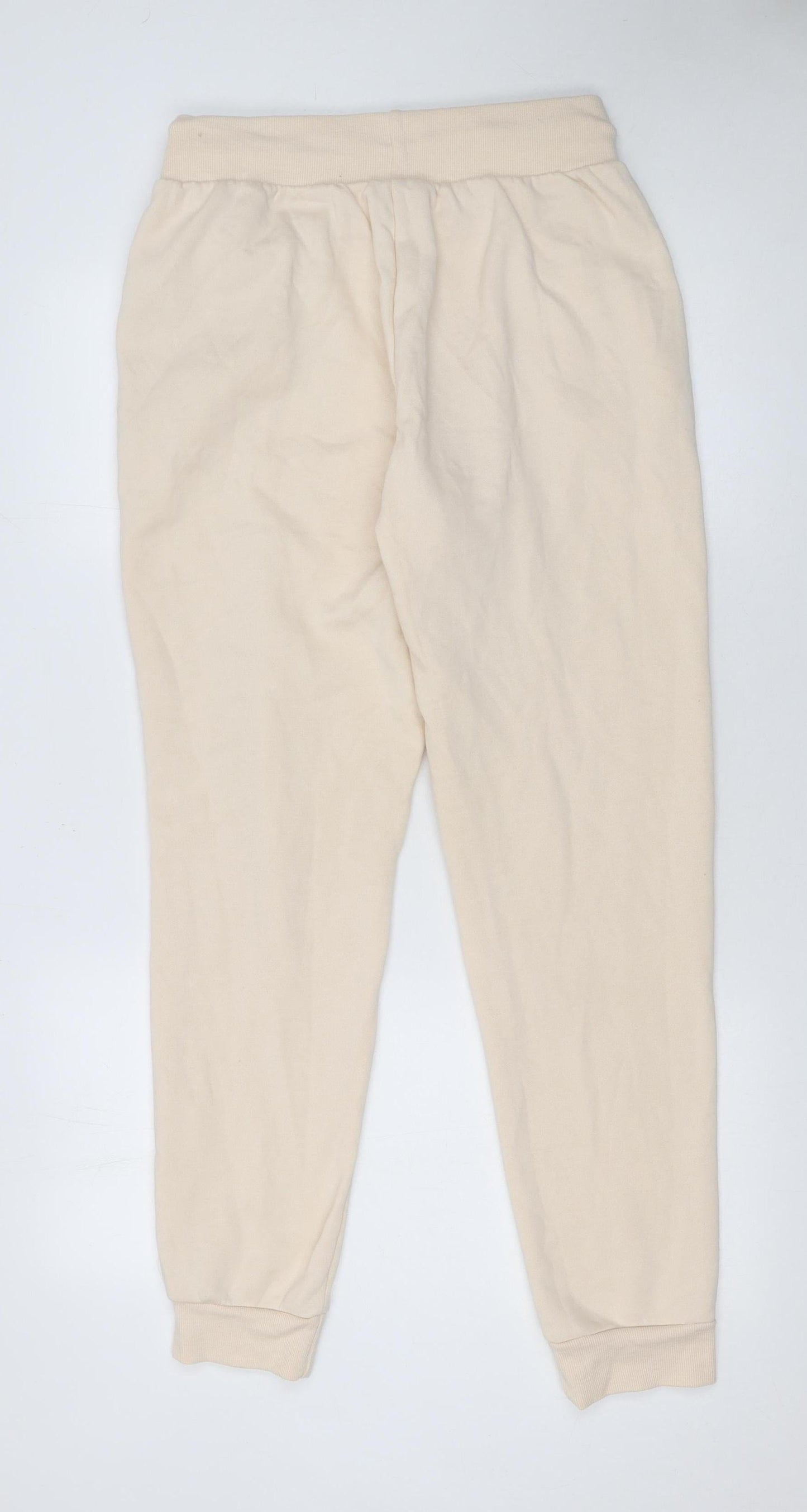 Womens UK Size M bekkin Regular Fit Jogger Beige Trousers