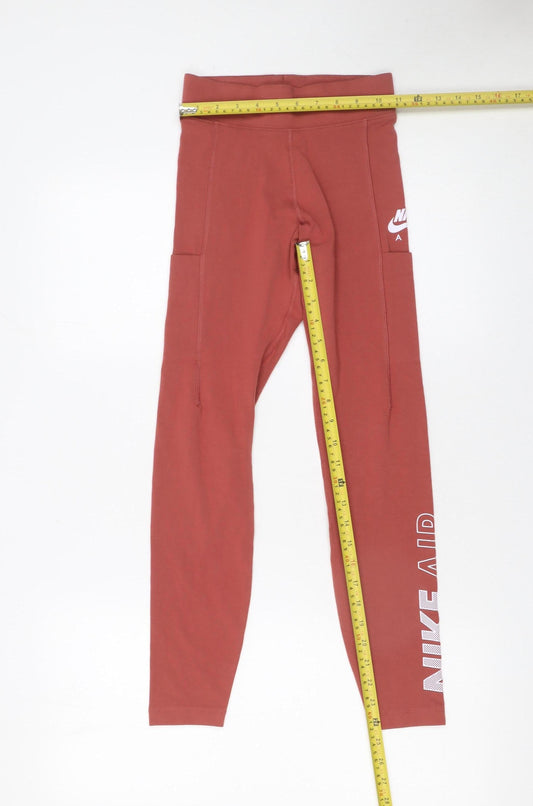Womens UK Size XS Nike  Leggings Brown Leggings