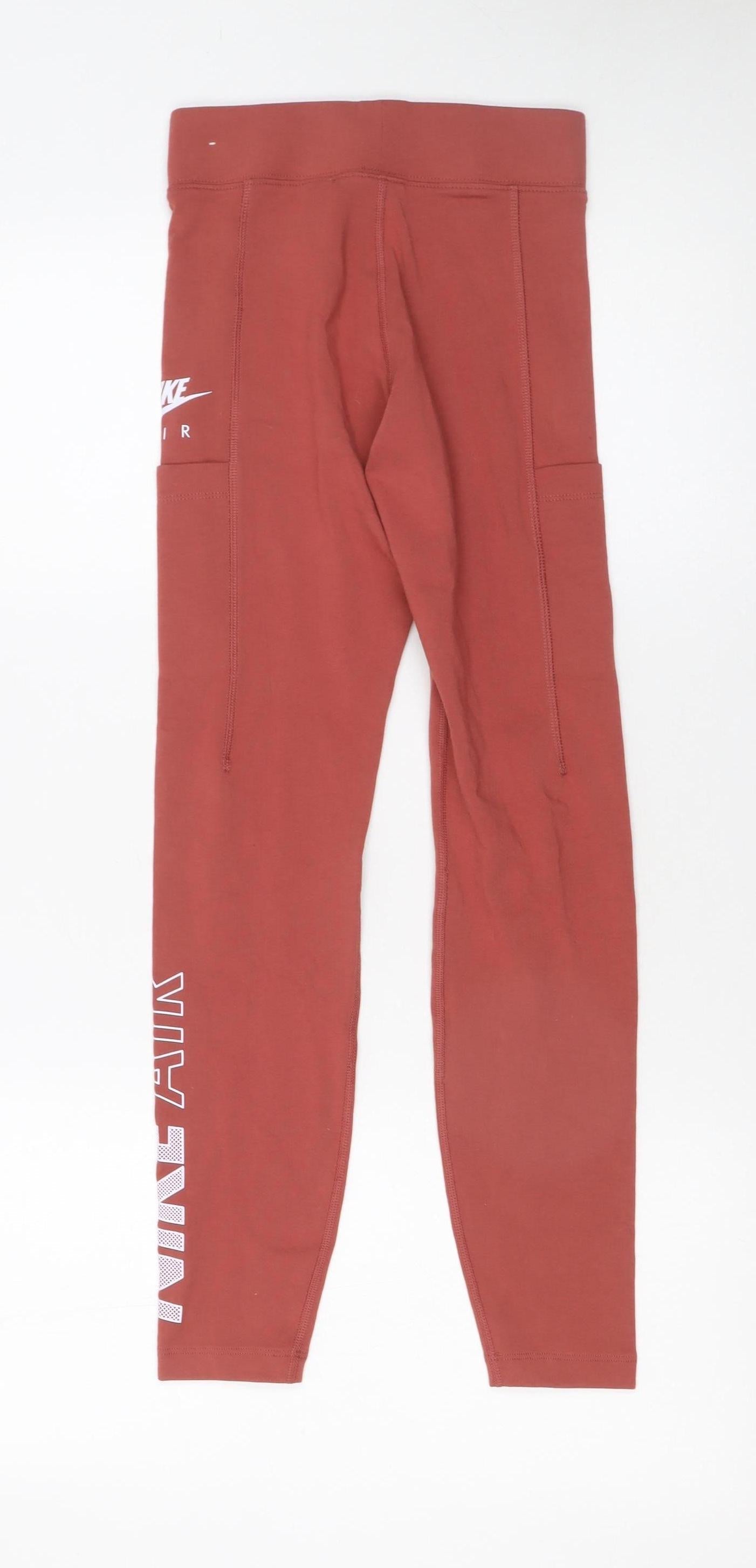 Womens UK Size XS Nike  Leggings Brown Leggings