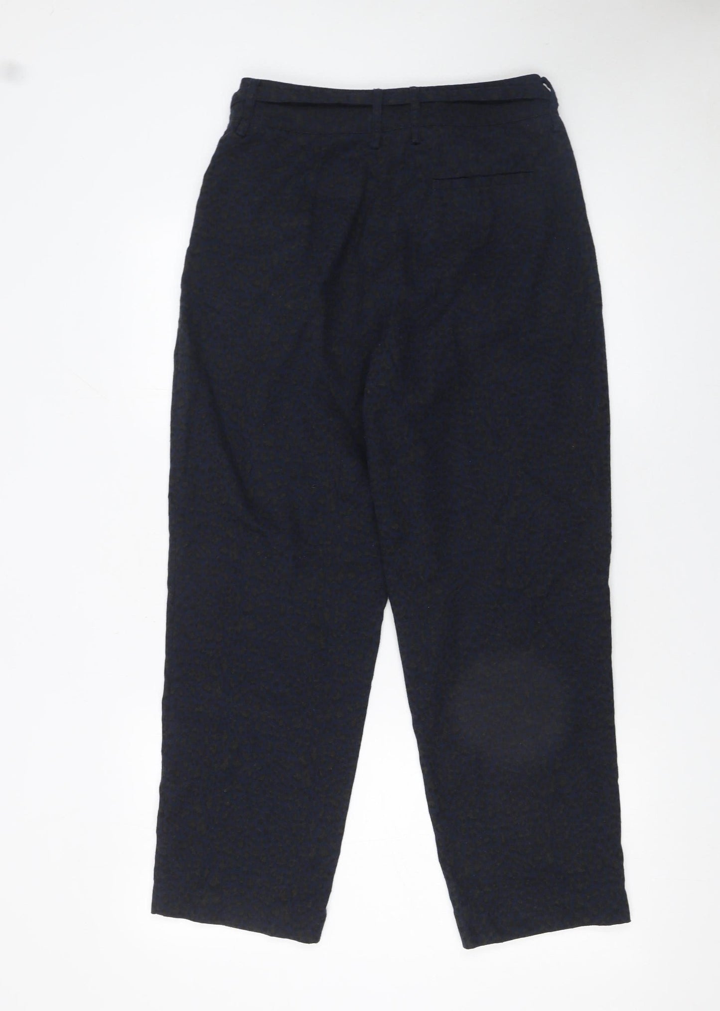 Womens UK Size S Frnch Paris Regular Fit Chino Blue Trousers