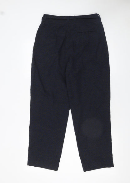 Womens UK Size S Frnch Paris Regular Fit Chino Blue Trousers