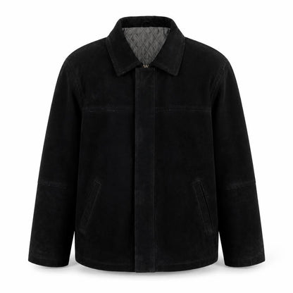 Mens UK Size L St Bernard Black Coat