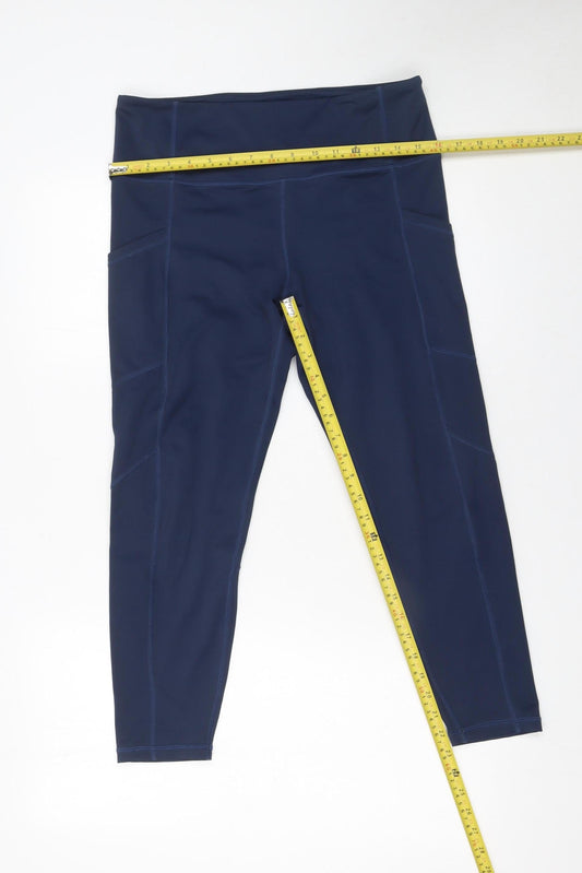 Womens UK Size 12 Fit Pink Slim Fit Leggings Blue Leggings