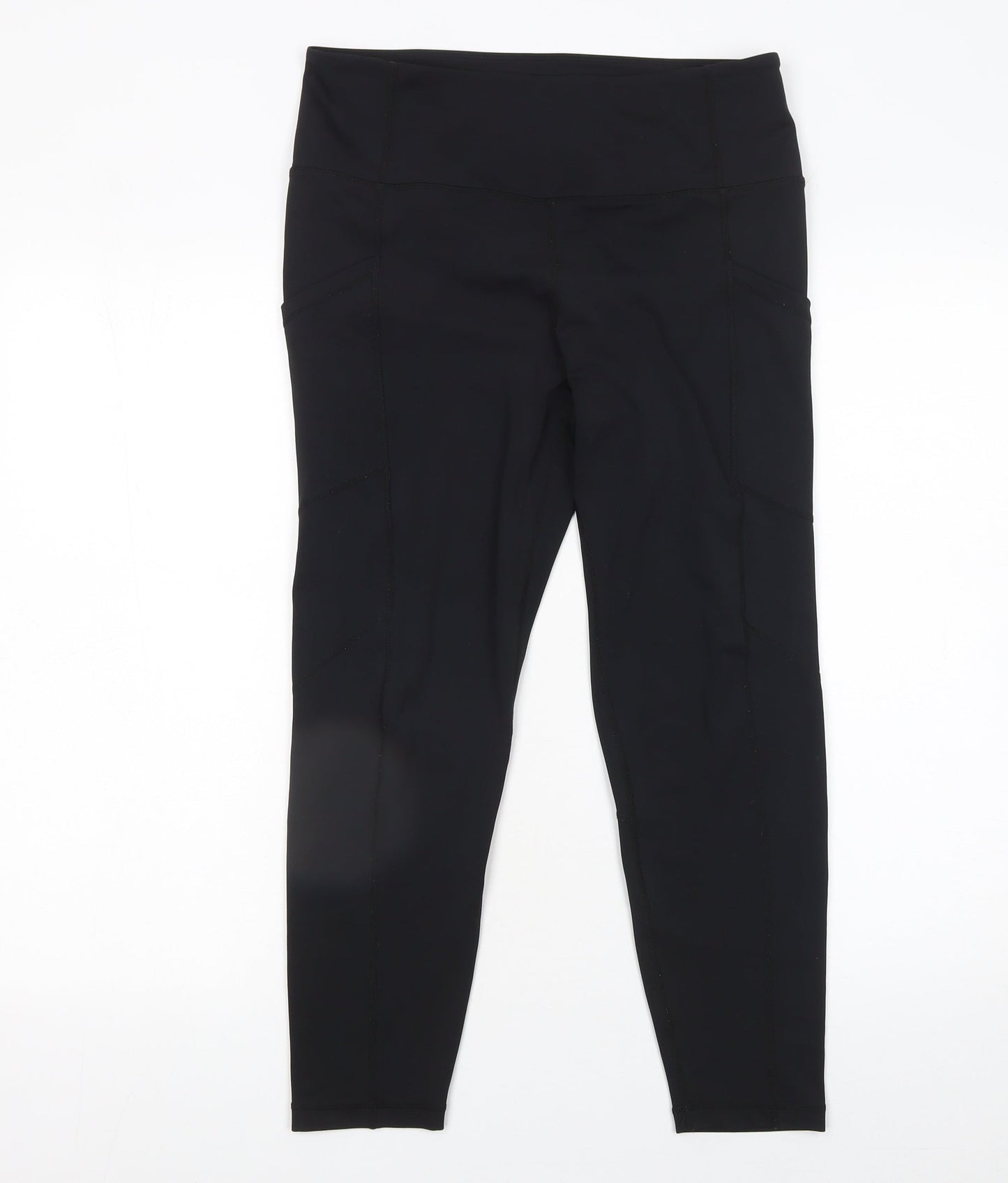Womens UK Size 12 Fit Pink Slim Fit Leggings Black Leggings