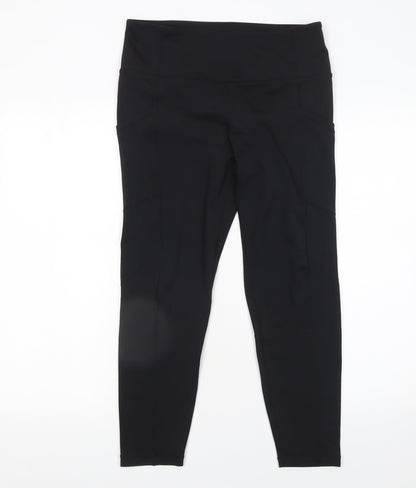 Womens UK Size 12 Fit Pink Slim Fit Leggings Black Leggings