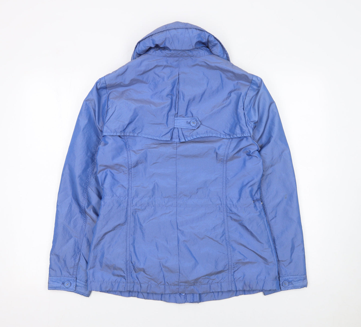 Womens UK Size 8 Marks and Spencer Blue Anorak Coat