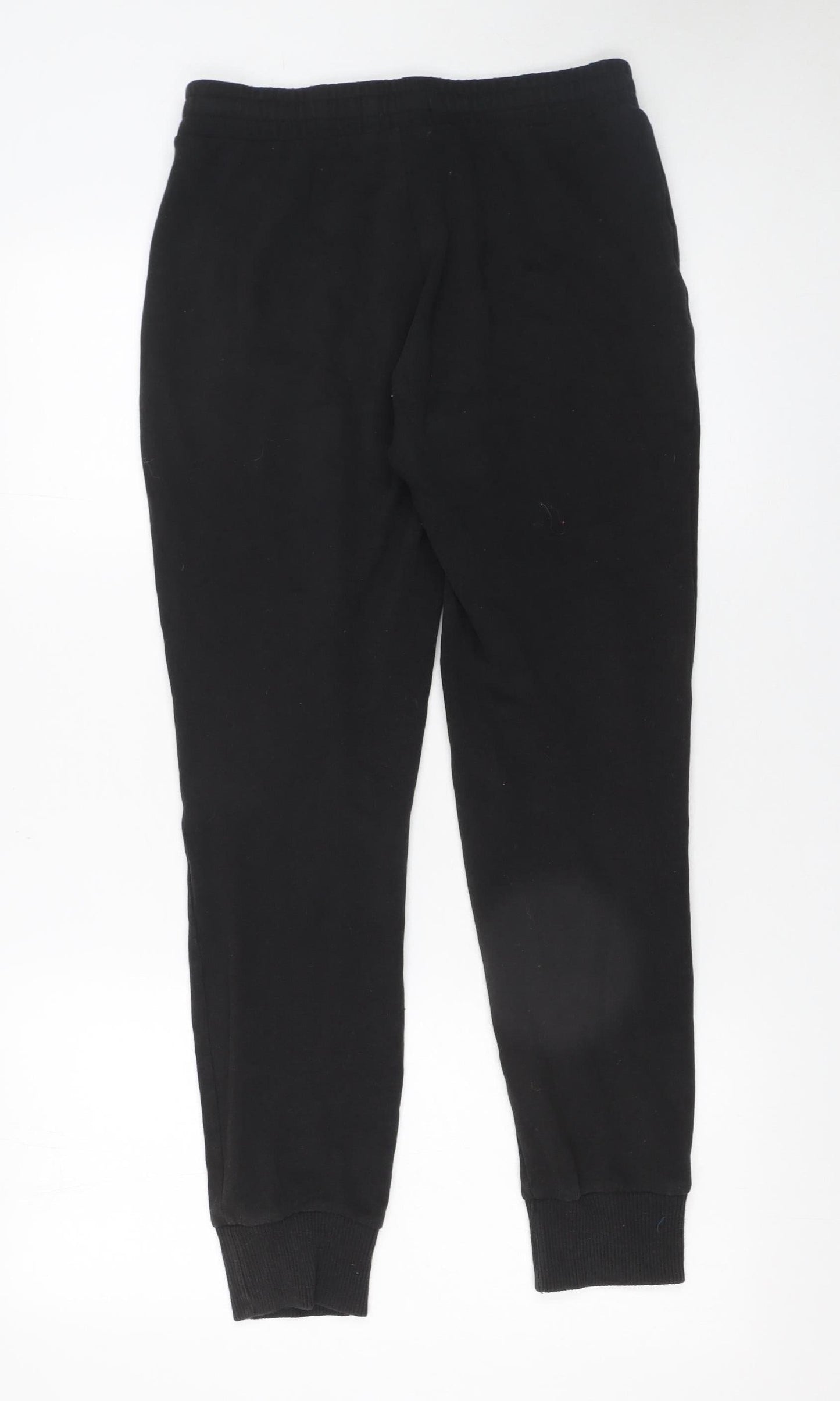 Womens UK Size XS Hollister Regular Fit Jogger Black Trousers