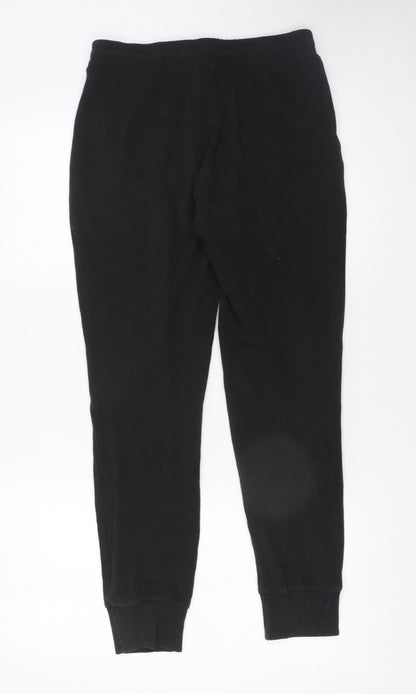 Womens UK Size XS Hollister Regular Fit Jogger Black Trousers