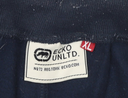 Ecko Unltd. Women’s Blue XL Jogger Sweatpants with Embroidery