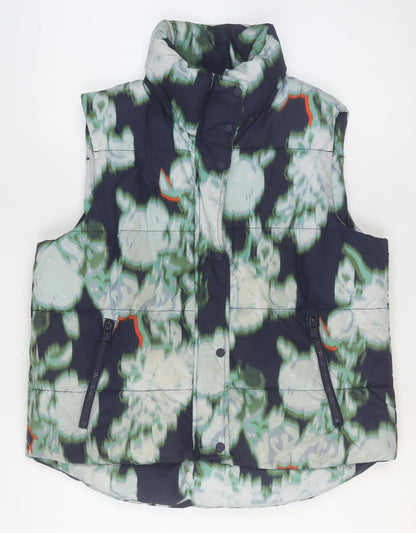 Lindex Women’s Multicoloured Padded Puffer Waistcoat Size S