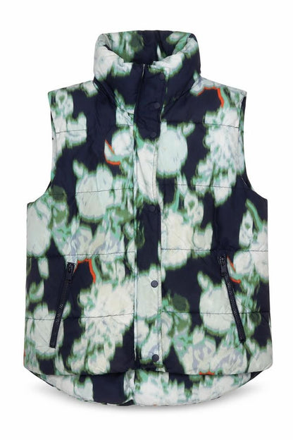 Lindex Women’s Multicoloured Padded Puffer Waistcoat Size S