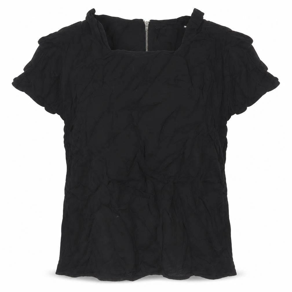 Womens UK Size 10 & Other Stories Black Basic Blouse