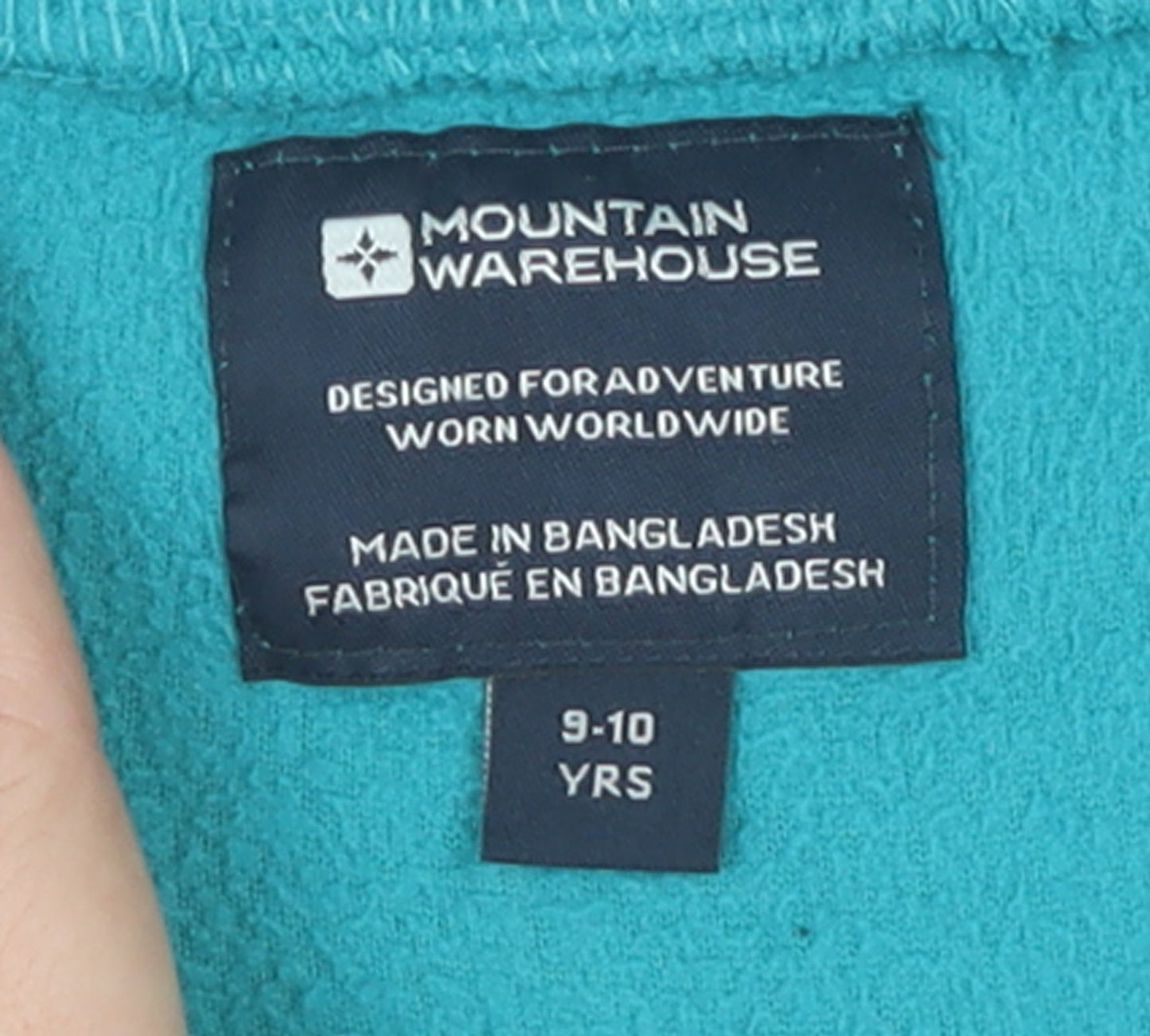 Boys UK Size 9-10 Years Mountain Warehouse Blue Basic Jacket