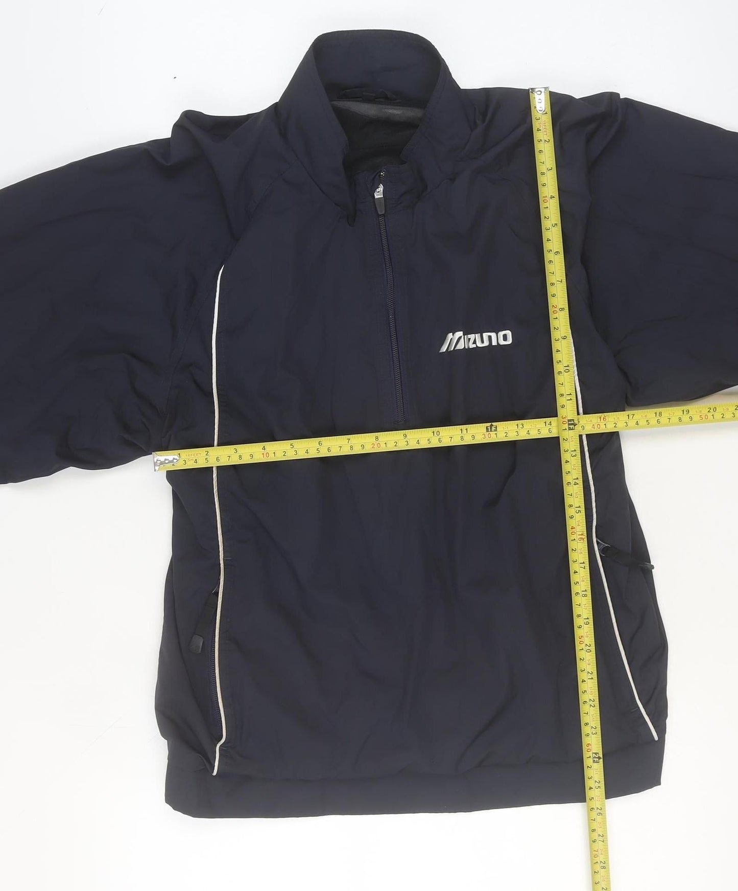 Mens UK Size M Mizuno Blue Running & JoggingGym & TrainingCross Training Jacket