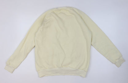 Womens UK Size M MOVE Beige Pullover Sweatshirt