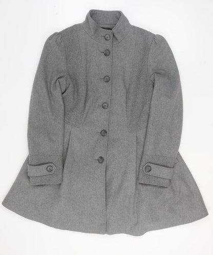 Womens UK Size 16 George Grey Military Jacket