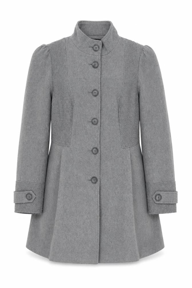 Womens UK Size 16 George Grey Military Jacket