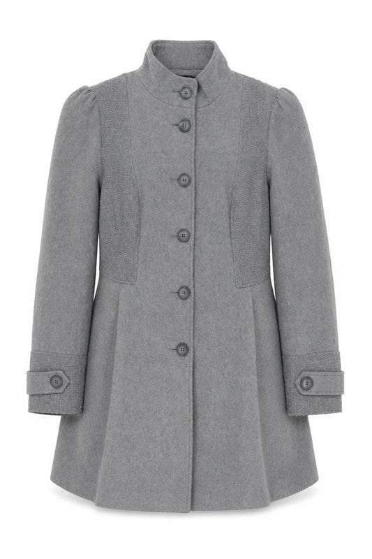 Womens UK Size 16 George Grey Military Jacket