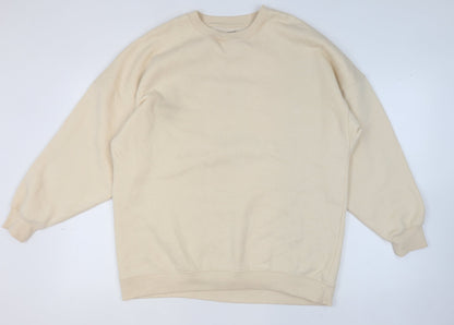 Womens UK Size 8 PRETTYLITTLETHING Beige Pullover Sweatshirt