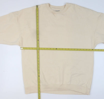 Womens UK Size 8 PRETTYLITTLETHING Beige Pullover Sweatshirt